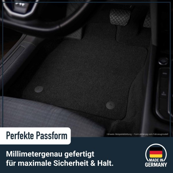Textil Fußmatten für Peugeot 3008 [3. Gen] 2024-2026 | Elektro